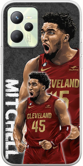 Nba Stars - Donovan Mitchell Задна корица Силикон Многоцветен (Realme Narzo 50A Prime)