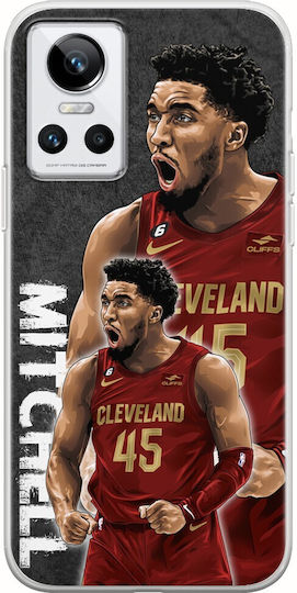 Nba Stars - Donovan Mitchell Back Cover Silicone Multicolour (Realme GT Neo 3)