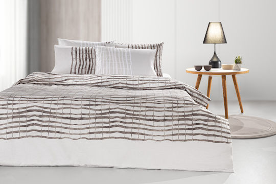 Guy Laroche Azzam Σετ Σεντόνια Μονά με Λάστιχο 100x200+32εκ. Wenge (3τμχ)