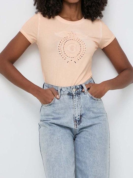 Дамско T-shirt Оранжево