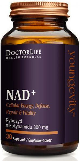 Supliment alimentar Doctor Life Nad+ Nicotinamid Ribozid, 30 capsule