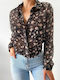 Kenny Black Sheer Floral Shirt