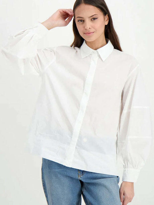 Marella Women's Long Sleeve Shirt White