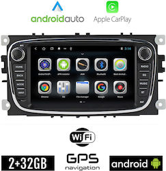 Ηχοσύστημα Αυτοκινήτου για Ford Transit / C-Max 2007-2013 (Bluetooth/USB/WiFi/GPS/Apple-Carplay/Android-Auto) με Οθόνη Αφής 7"