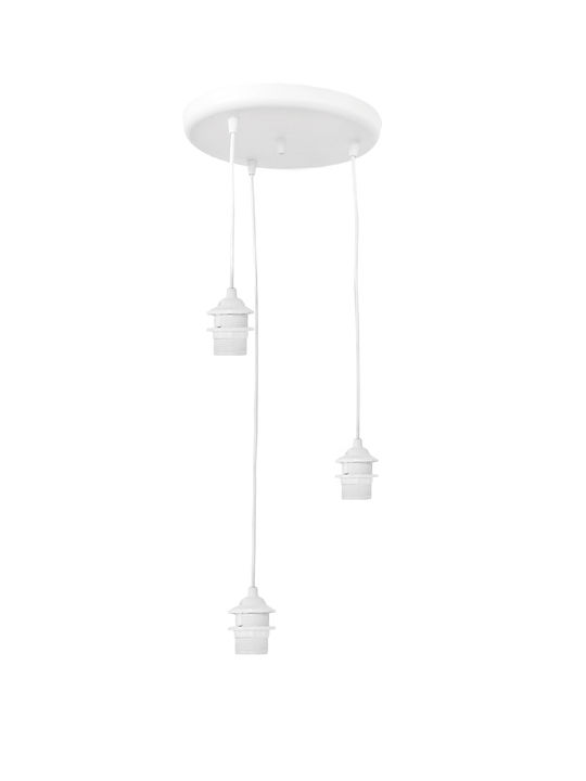 Heronia Pendant Light White 28x28cm