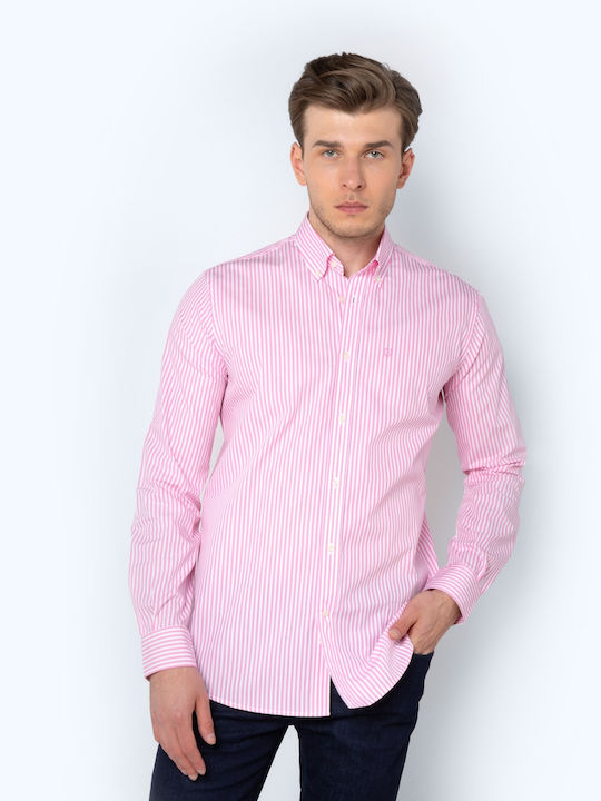 The Bostonians Men's Shirt Cotton Pink