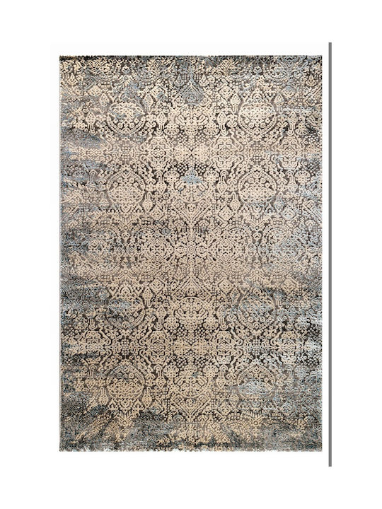 Tzikas Carpets Elite 16865 Χαλί Ορθογώνιο Γκρι-μπλε