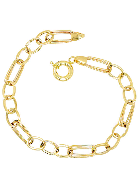 Bracelet Chain made of Gold 14K