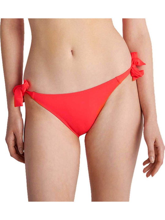 Blu4u Bikini Slip Φλούο Κόκκινο