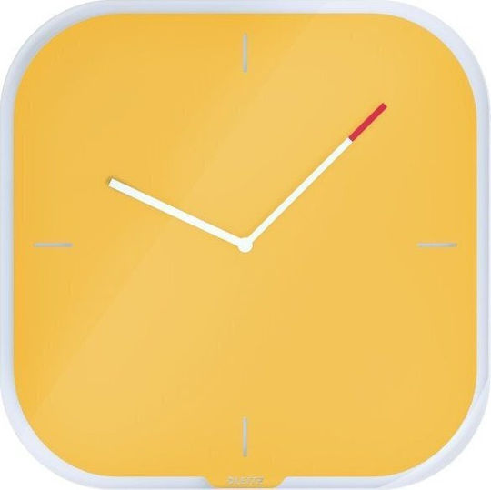 Leitz Wall Clock Yellow