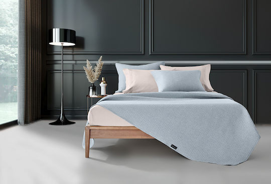 Guy Laroche Idol Σετ Κουβερλί King Size Microfiber Blue 250x240cm 2τμχ