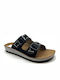 Women's Flat Sandals Anatomic in Black Color
