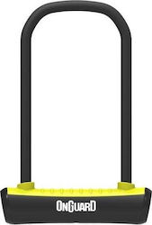 OnGuard U-lock Bicycle Pedal Lock with Key Gray