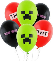 Set 6 Gaming Balloons Multicolor 30 Cm Set 6 Gaming Balloons Multicolor 30 Cm