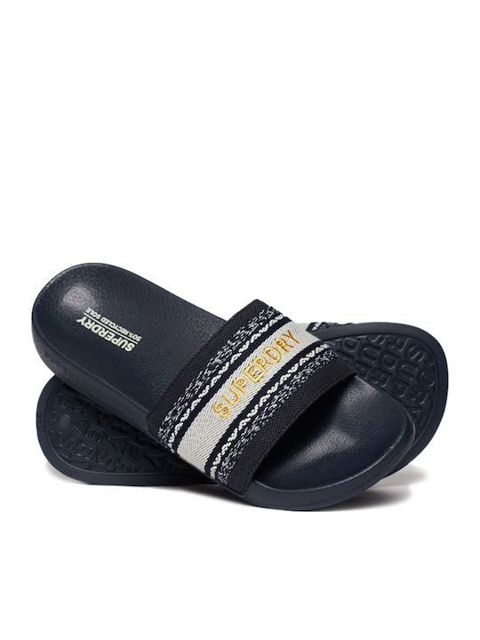 Women's Flip Flops in Navy Blue Color