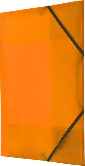 Tetis Pp Folder Orange A4 Corner Eraser