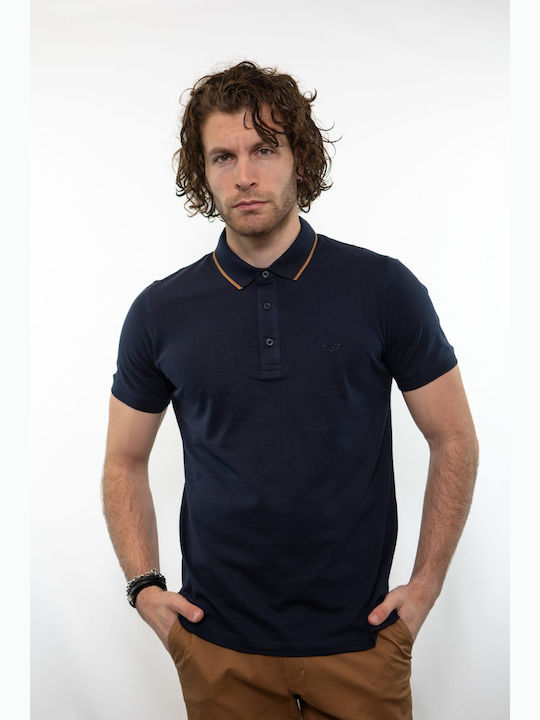 Side Effect Herren Shirt Polo Marineblau