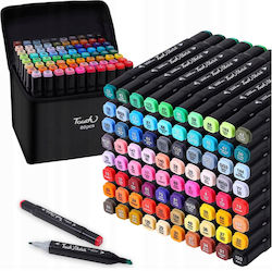 Alkoholmarker Doppelseitige Marker + Tasche 80 Stück Alkoholmarker Doppelseitige Marker + Tasche 80 Stück