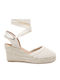 Platforme Dama De Vară Tip Espadrile Bej