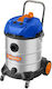 Wadfow Aspirator Lichide / Solide 2400W cu Inoxidabil Recipient 60lt