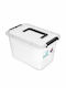 Orplast Plastik Aufbewahrungsbox mit Deckel Transparent 29x20cm