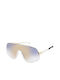 Carrera Flaglab 16 Men's Sunglasses with White Horn-Rimmed Frame and Grey Lenses