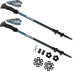 Spokey Pair of Trekking Poles Black 380gr