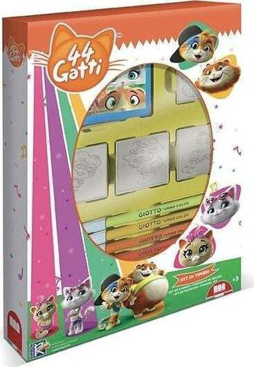 Dante Stempel 4 Stück 44 Cats 27986 Multiprint