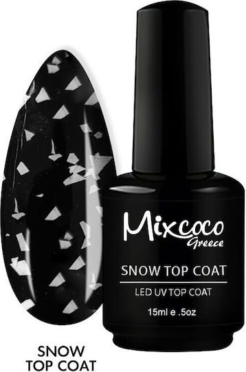 Mixcoco Top Coat για Ημιμόνιμα Βερνίκια 15ml