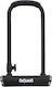 OnGuard L292xW292cm Motorcycle Shackle Lock in Gray