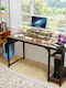 Desk ZX-SS140B-RWB Wooden RWB with Metal Legs 140x60x76.2cm