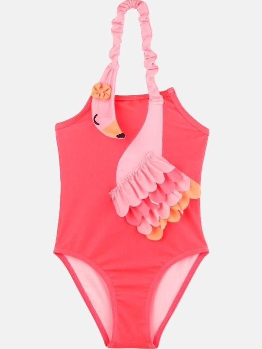 Joyce Flamingo Детски Бански Една част Розов