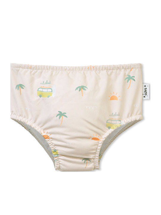 Saro Aloha Costum De Baie Pentru Copii Scutec De Înot Bej
