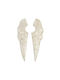 Artekko Wall Decor Angel Ecru Ceramic Material 61x5x31cm 2 Pieces