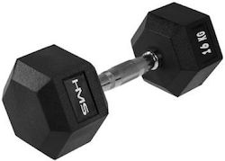 HMS Dumbbell Hexagon Rubber 1 x 16kg