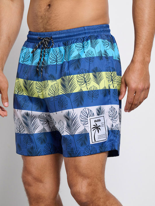Men's Swimwear Bermuda Blueberry with Patterns