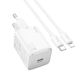 Hoco с USB-C порт и кабел USB-C - Lightning 20W...
