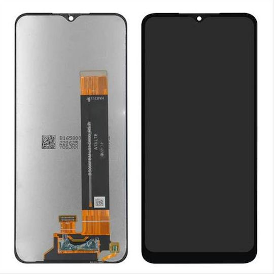 Samsung Screen with Touch Mechanism and Frame for Samsung Galaxy A13, M23 (Black)