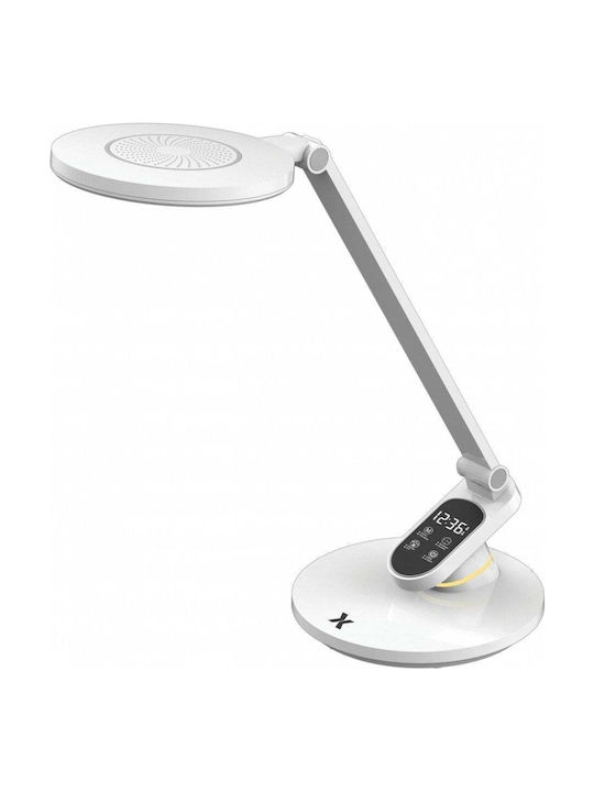 MaxCom LED Φωτιστικό Γραφείου σε Λευκό Χρώμα