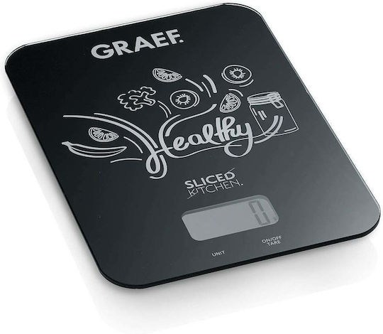 Graef Digitale Küchenwaage bis 5kg Schwarze