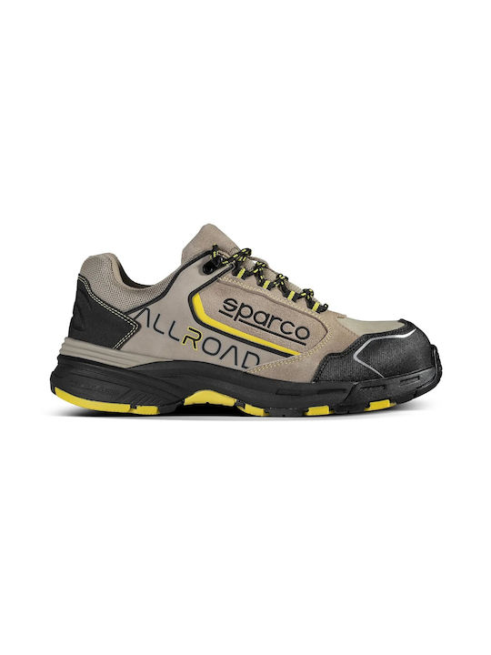 Sparco All Road Παπούτσι Ασφαλείας Μπεζ S3 με Πιστοποίηση P, E, ESD , HRO,SRC