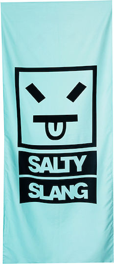 Salty Slang Πετσέτα Θαλάσσης Βαμβακερή Μπλε