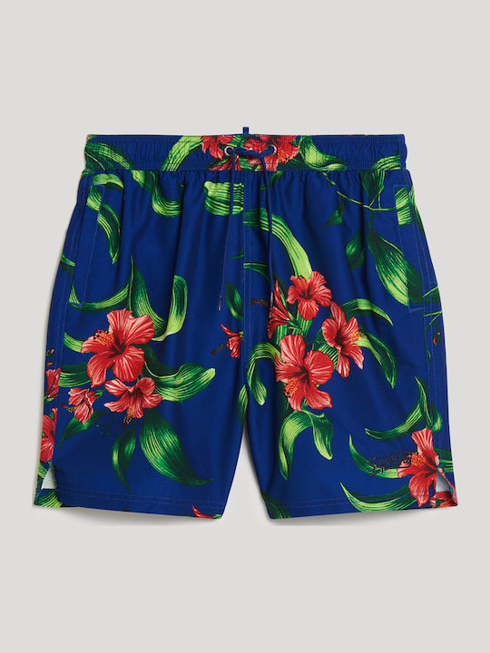 Superdry D3 Ovin Hawaiian Print 17" Swim Short