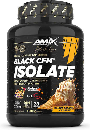Black CFM Isolate Протеин Суроватъчен с Вкус Salted Caramel Ice Cream 1kg