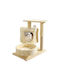 Scratching Post Poles Beige 50x30x53cm