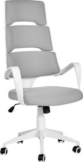 Beliani Lumarko Καρέκλα Γραφείου White And Gray
