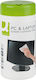 Q-connect Cleaning Wipes Screens 100 Pcs Tube
