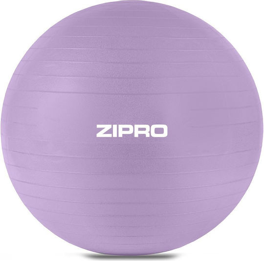 Zipro Μπάλα Pilates 65cm , 1.11kg σε Μωβ Χρώμα