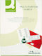 Q-Connect Self-Adhesive Rectangular A4 Labels 105x42.3mm