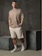 Henry Sport Herren Shorts Regular Fit Beige